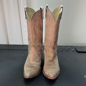 Suede Cowboy Boots